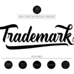 Trademark Font Poster 1