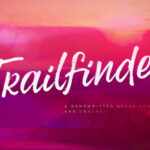 Trailfinder Font Poster 1