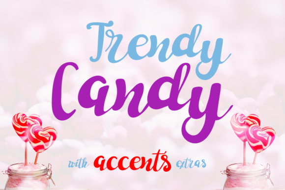 Trendy Candy Font Poster 1