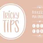 Tricky Tips Font Poster 1