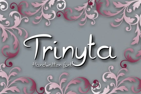 Trinyta Font Trinyta Font Poster 1