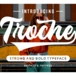 Troche Font Poster 1