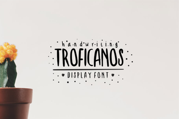 Troficanos Font Poster 1