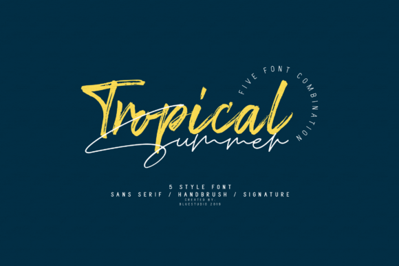 Tropical Summer Font