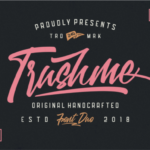 Trushme Font Poster 1