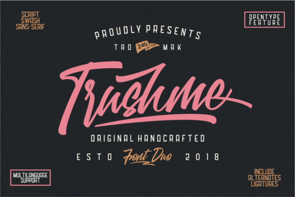 Trushme Font Poster 1