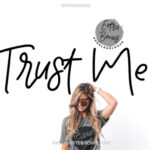 Trust Me Font Poster 1