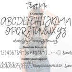 Trust Me Font Poster 8