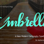 Umbrella Font Poster 1