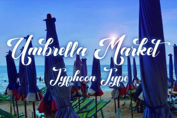 Umbrella Market Font Poster 1