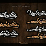 Umbrellia Font Poster 7