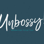 Unbossy Font Poster 1