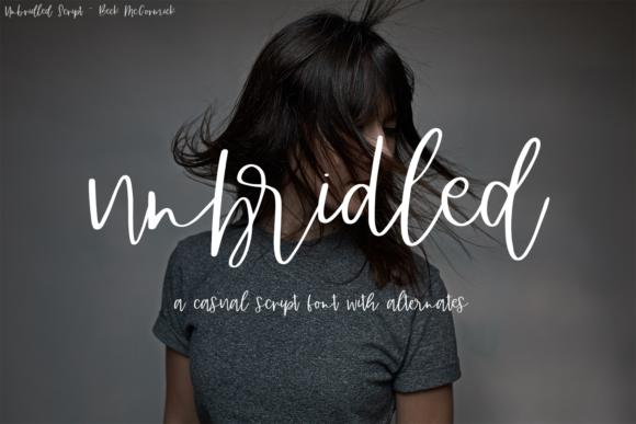 Unbridled Font Poster 1