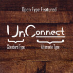 UnConnect Font Poster 3