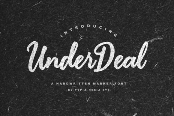 Under Deal Font Poster 1