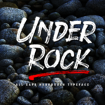 Under Rock Font Poster 1