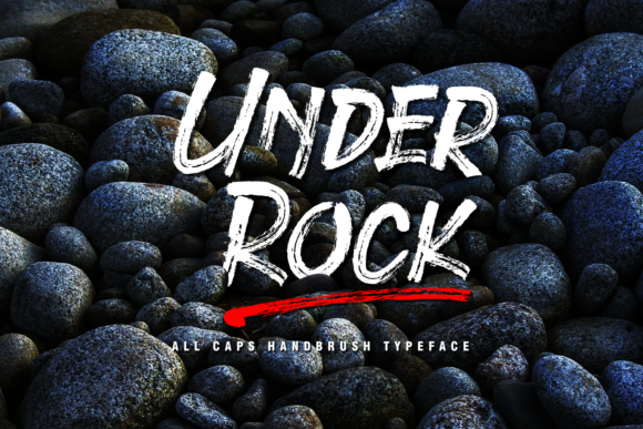 Under Rock Font Poster 1