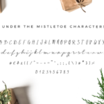 Under the Mistletoe Font Poster 5