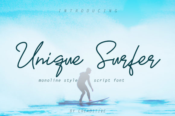 Unique Surfer Font