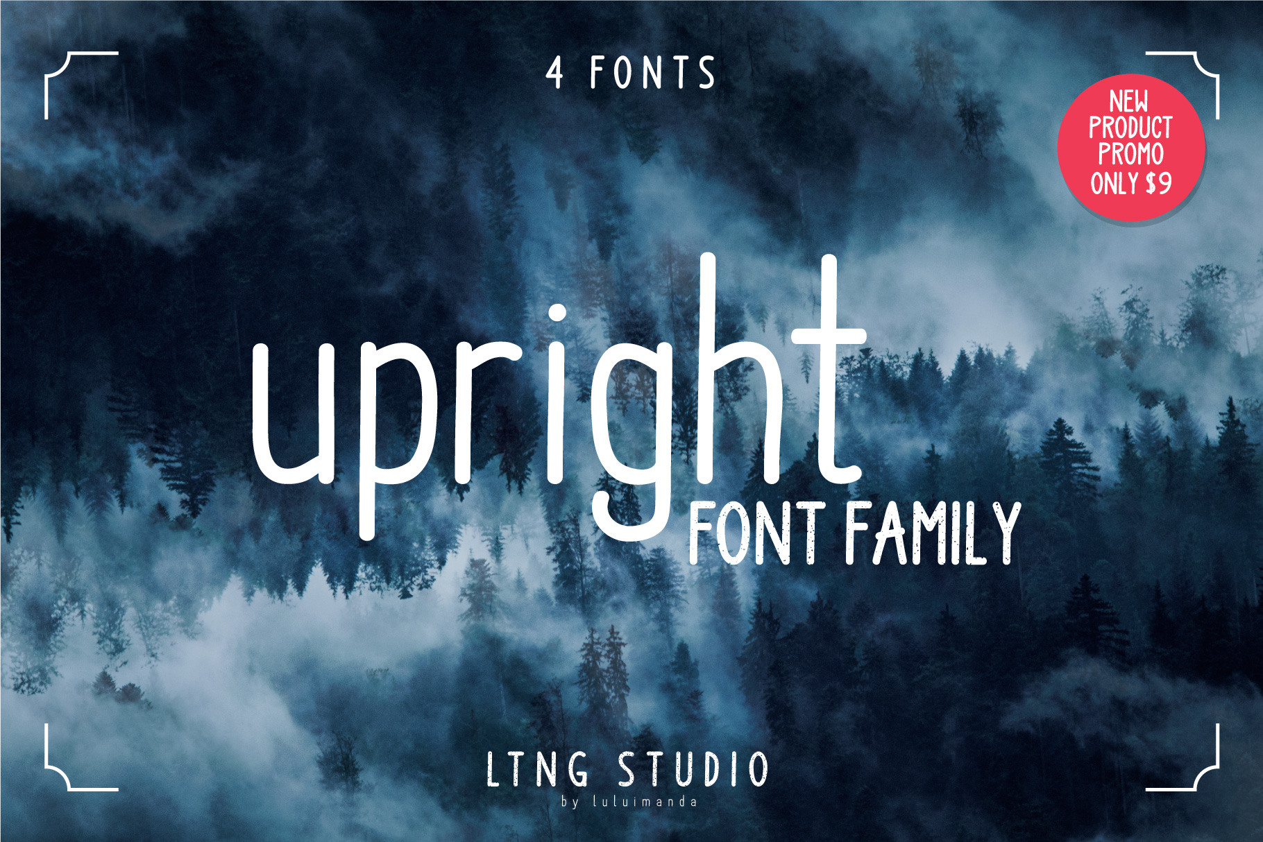 Upright Font Poster 1