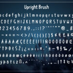 Upright Font Poster 8