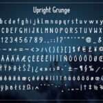 Upright Font Poster 9