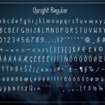 Upright Font Poster 10