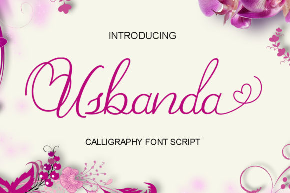 Usbanda Script Font Poster 1