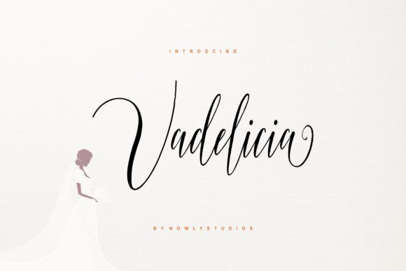 Vadelicia Script Font Poster 1