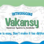 Vakansy Font Poster 1