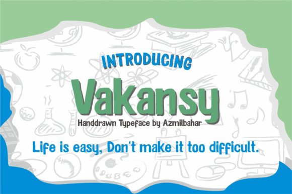 Vakansy Font Poster 1