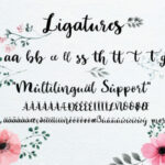 Valensia Font Poster 8