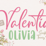 Valentia Olivia Font Poster 1