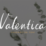 Valentica Font Poster 1