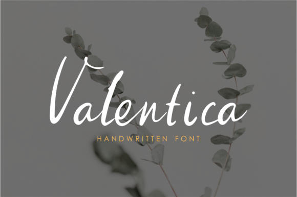 Valentica Font Poster 1