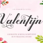 Valentijn Font Poster 1