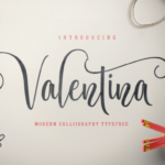 Valentina Font Poster 1