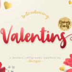 Valentins Trio Font Poster 1