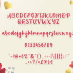 Valentins Trio Font Poster 8