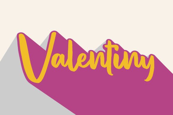 Valentiny Duo Font Poster 1