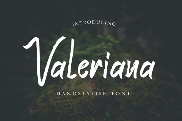 Valeriana Font Poster 1