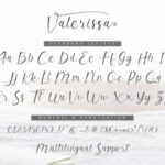 Valerissa Script Font Poster 7
