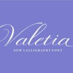 Valetia Font Poster 1