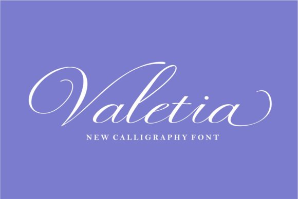 Valetia Font Poster 1