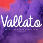 Vallato Font Poster 1