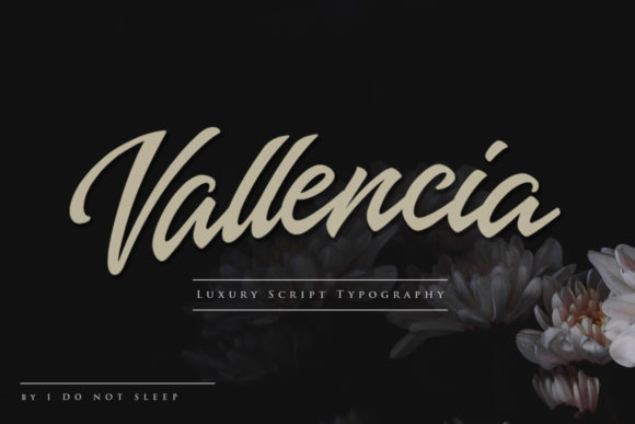 Vallencia Font Poster 1