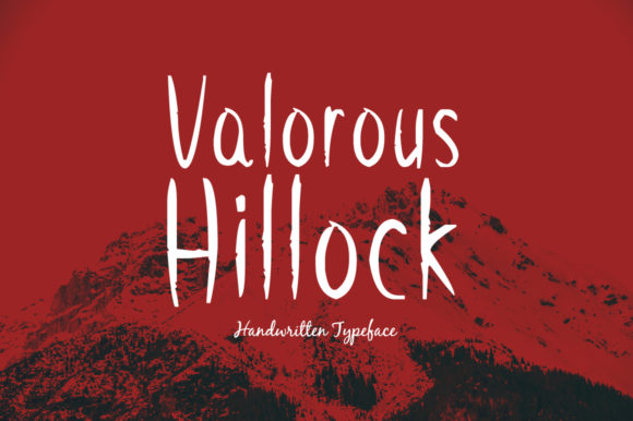 Valorous Hillock Font Poster 1