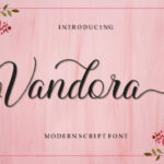 Vandora Font Poster 1