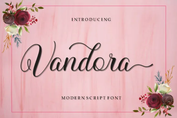 Vandora Font Vandora Font Poster 1