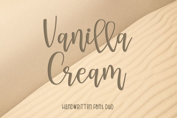 Vanilla Cream Font Poster 1